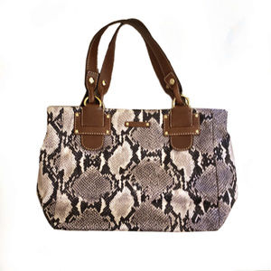 Kate Spade • Snake Print Shoulder Bag